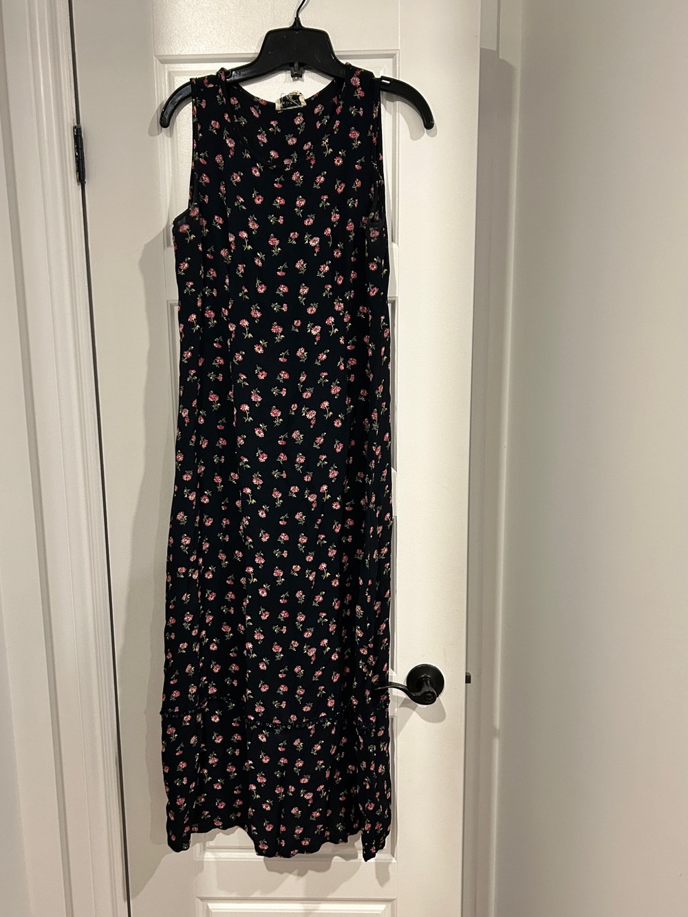 April Cornell vintage floral dress with tie back size medium large